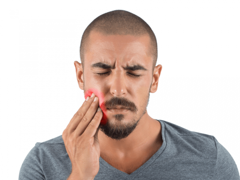 imagem de paciente com pulpite (dente infflamado)